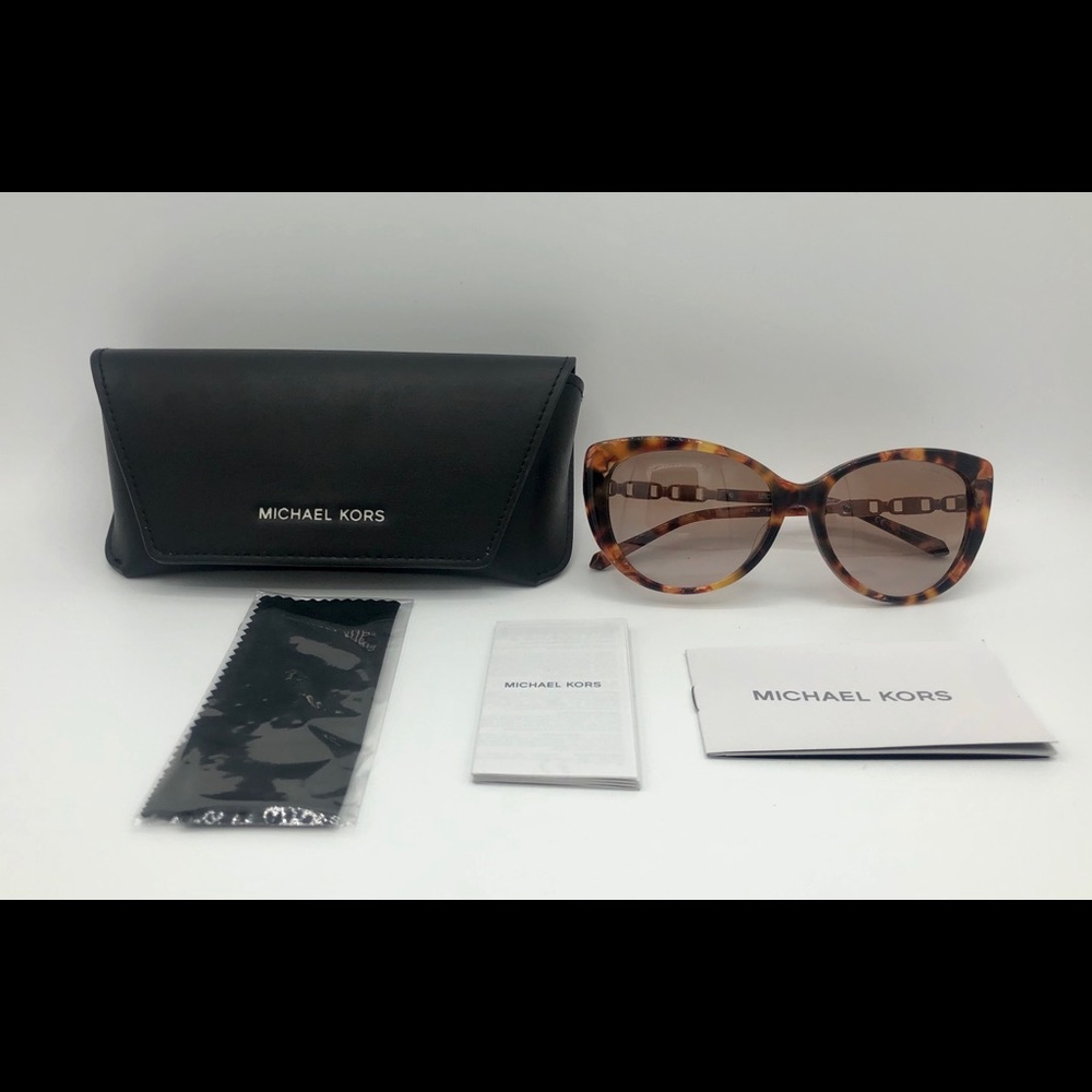 Michael Kors Galapagos Sunglasses Pink Tortoise - Picture 6 of 6
